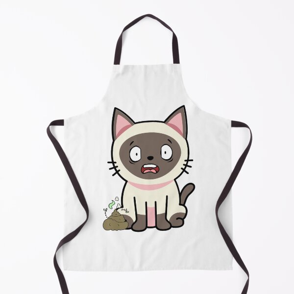 Item preview, Cute siamese cat smells stinky poo designed and sold by Pet Station.
