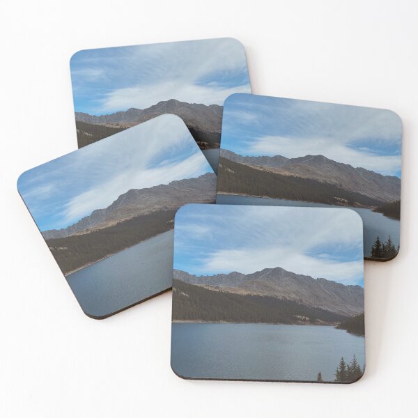 Item preview, Turquoise Lake Mountain Landscape  designed and sold by Denvervineart.