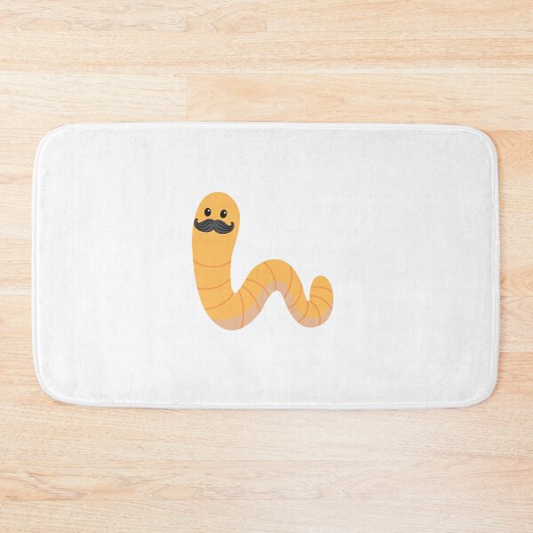 Item preview, Worm with a mustache designed and sold by GamersLands.