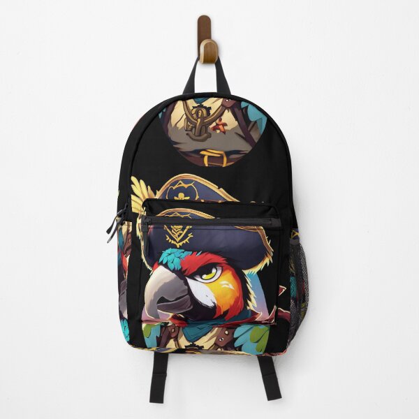 Item preview, Feathered Officer: illustration of a pirate parrot designed and sold by czarnyfeniks.