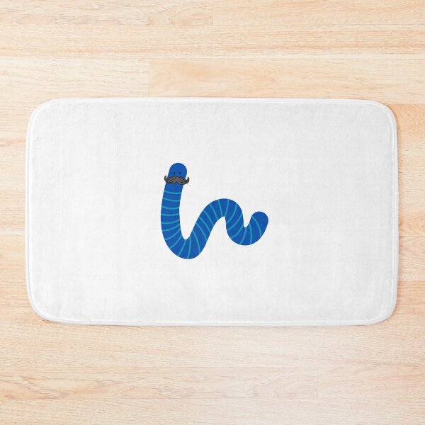Item preview, Worm with a mustache designed and sold by GamersLands.