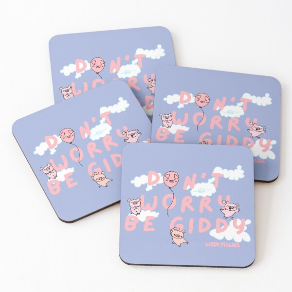 Item preview, Don’t Worry Be Giddy designed and sold by Giddy Piggies.