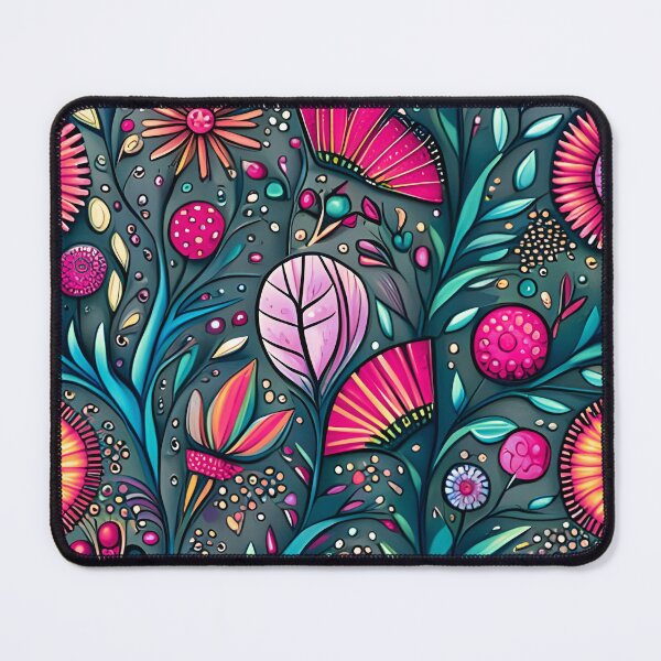 Item preview, Seamless Floral Pattern Cottagecore Pink designed and sold by druidwolfart.