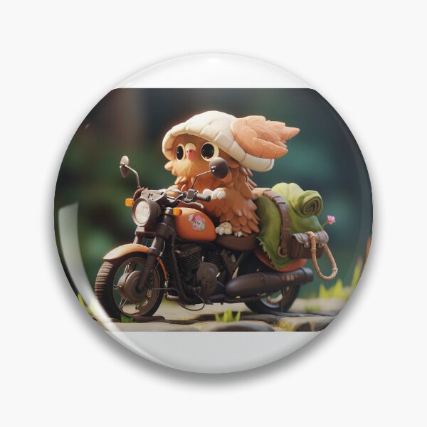Artikelvorschau, Birdy auf einem Motorrad entworfen und verkauft von Kevin Lou.