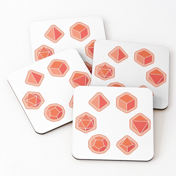 Item preview, Dice Set - Orange designed and sold by AWoodDesigns.