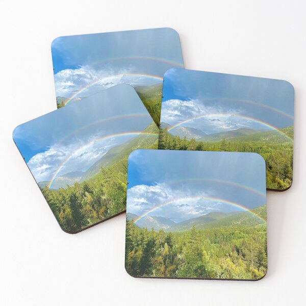 Item preview, Double Rainbow Mountains designed and sold by Denvervineart.