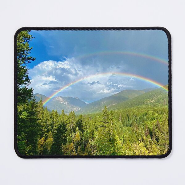 Item preview, Double Rainbow Mountains designed and sold by Denvervineart.