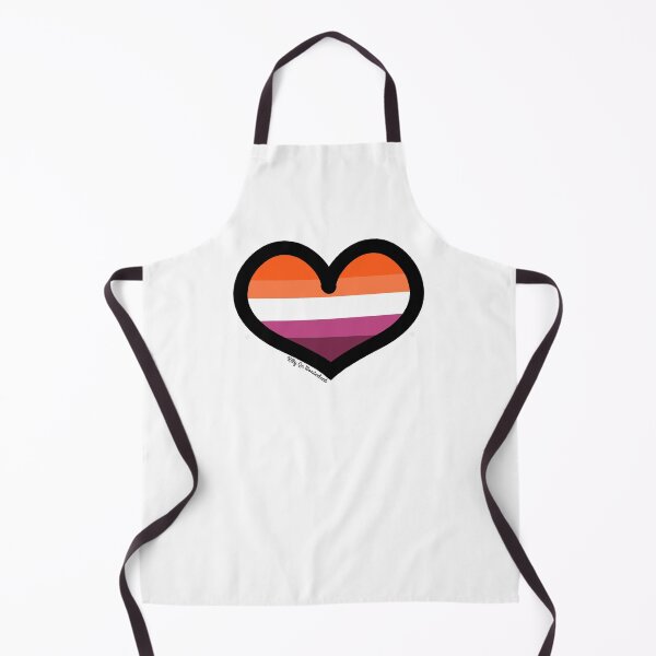 Item preview, Lesbian Pride Heart! designed and sold by KQsWonderland.