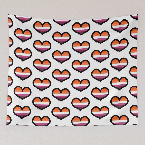 Item preview, Lesbian Pride Heart! designed and sold by KQsWonderland.