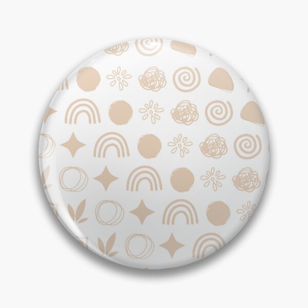 Item preview, Beige Pastel Random Shapes Pattern (ver. 1) designed and sold by beegg.