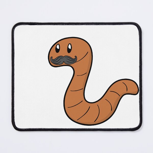 Item preview, Gusano con bigote designed and sold by GamersLands.