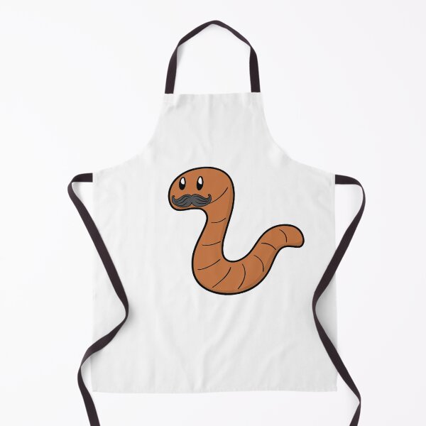 Item preview, Worm with a mustache designed and sold by GamersLands.