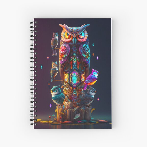 Item preview, Psychedelic Owl Guardian designed and sold by PsychedelicPour.