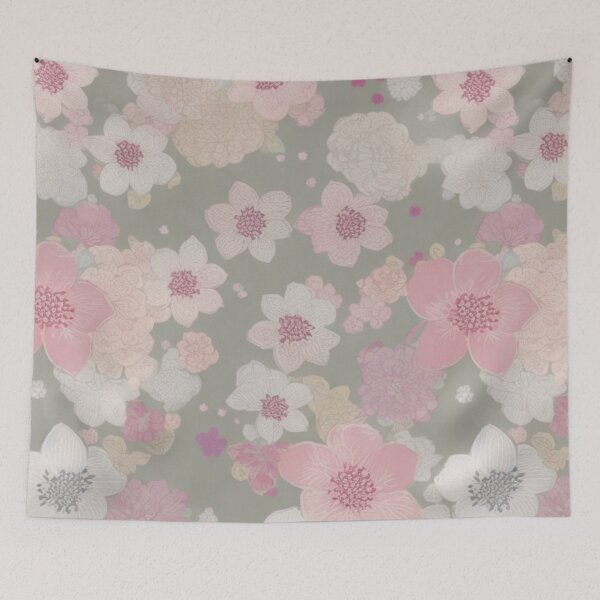 Item preview, Exquisite blooms dance on canvas, a symphony of vibrant beauty patterns. designed and sold by mefirefire.