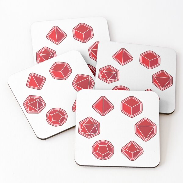 Item preview, Dice Set - Red designed and sold by AWoodDesigns.