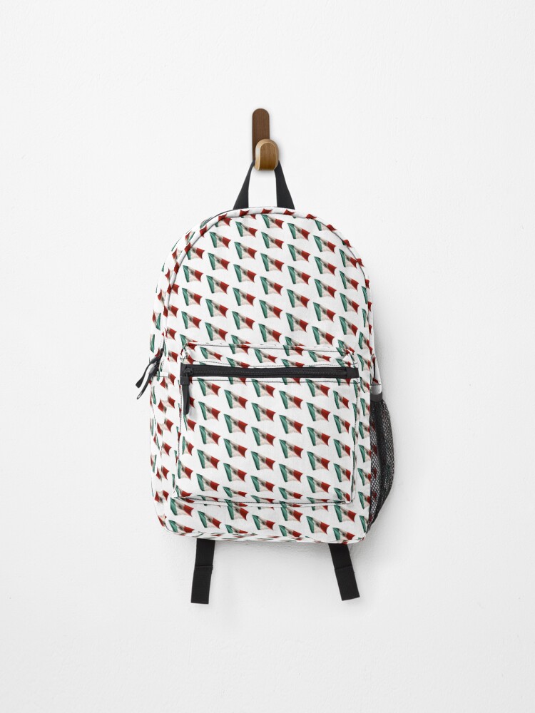 Thumbnail 1 of 3, Backpack, Waving Mexican Flags designed and sold by Mud-di.