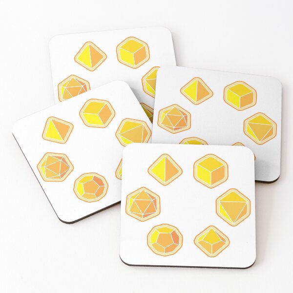 Item preview, Dice Set - Yellow designed and sold by AWoodDesigns.