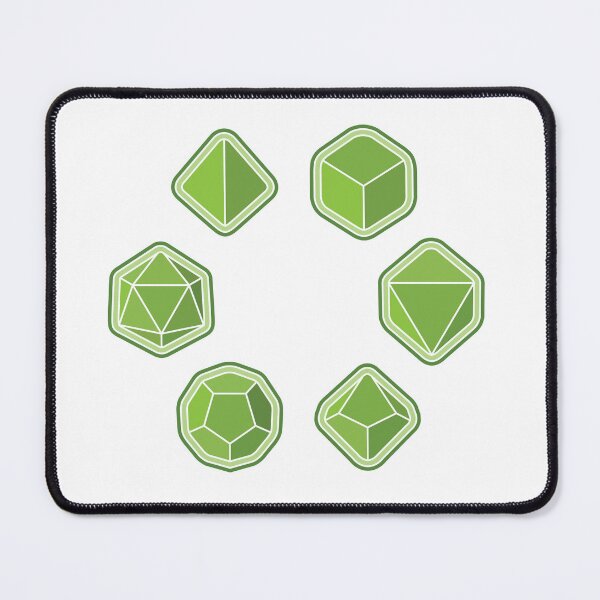 Item preview, Dice Set - Green designed and sold by AWoodDesigns.