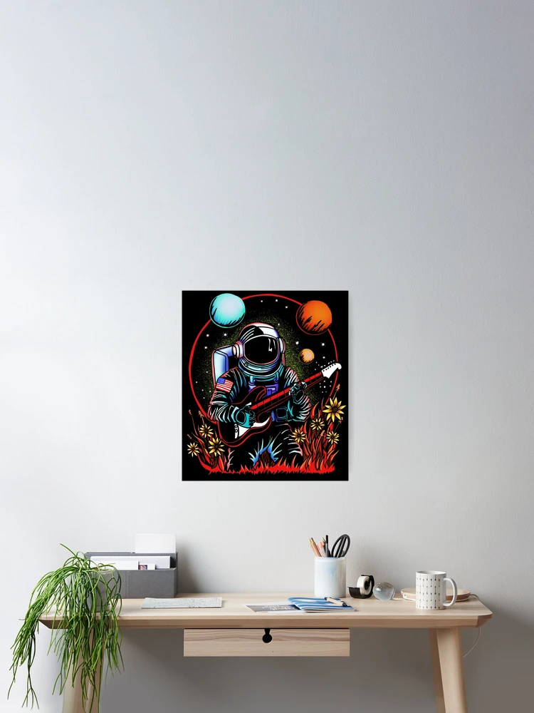 Thumbnail 2 of 3, Poster, Space Rocker 2 designed and sold by RowdyPop.