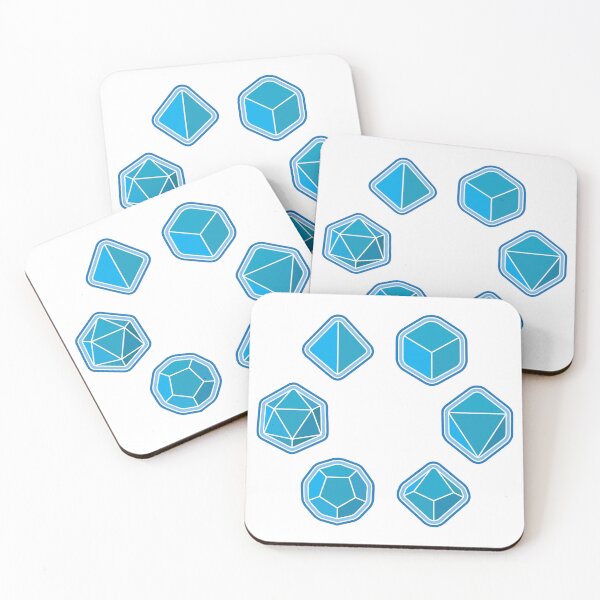 Item preview, Dice Set - Blue designed and sold by AWoodDesigns.
