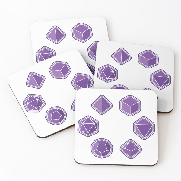 Item preview, Dice Set - Purple designed and sold by AWoodDesigns.