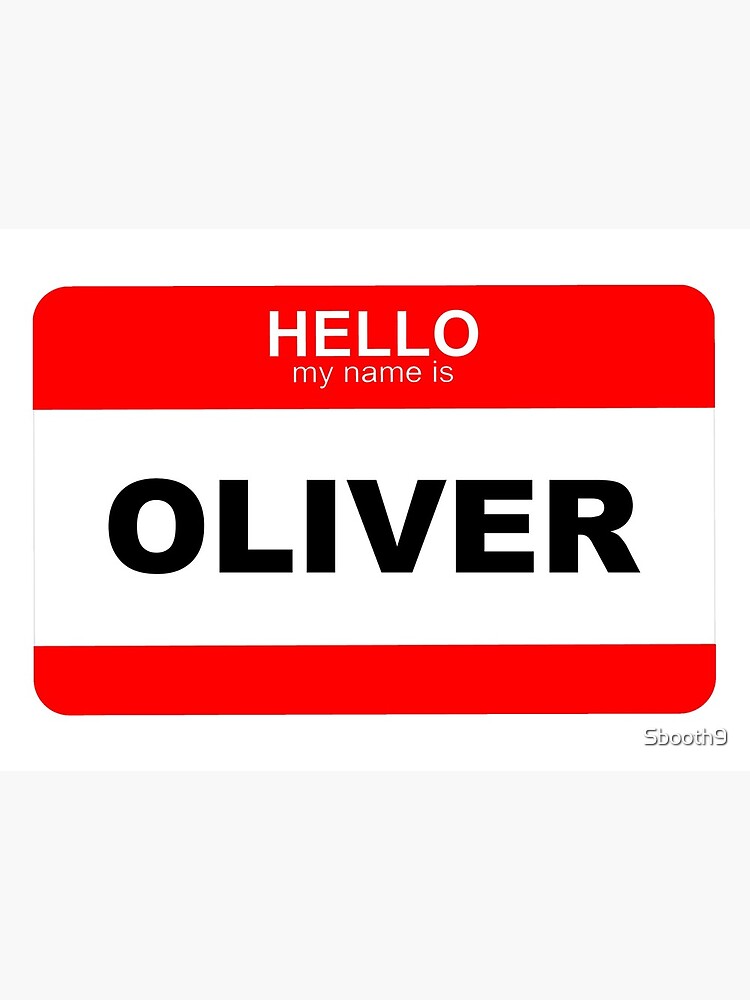 Oliver Name | Art Print