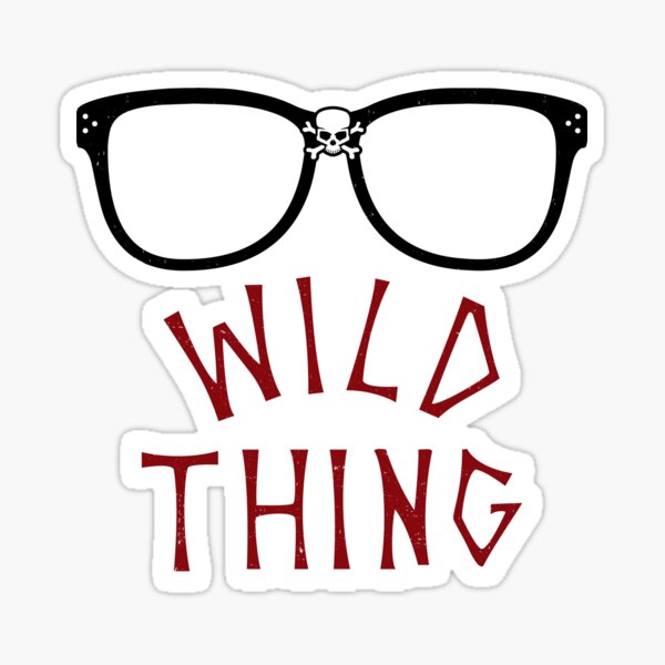 Ricky Vaughn Wild Thing Sticker - Pelican Bat Wax