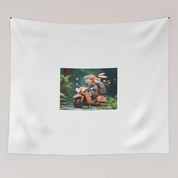 Item preview, Cute Squirrel On A Motorbike designed and sold by Kevin Lou.