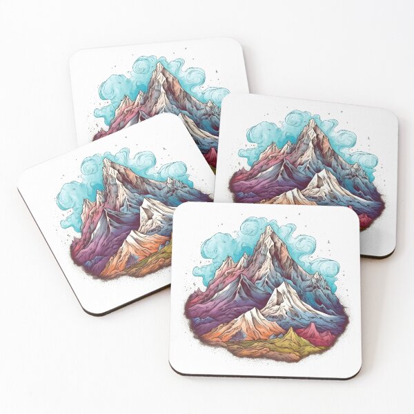 Item preview, Colored Mountain designed and sold by victorsuarez.