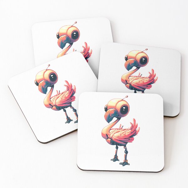 Item preview, Robo-Flamingo! designed and sold by kukamatsu.