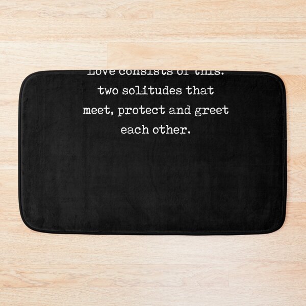Item preview, Love consists of This - Rainer Maria Rilke Quote - Typewriter Print 2 designed and sold by Studio Grafiikka.