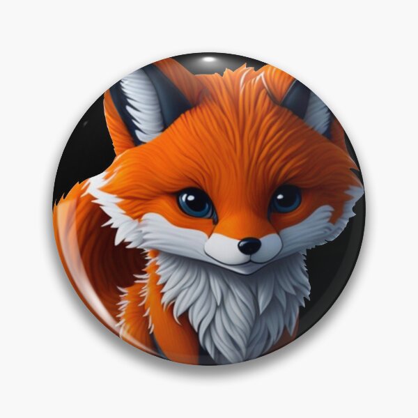 Item preview, Cute Fluffy Fox designed and sold by Lady-Lilac.