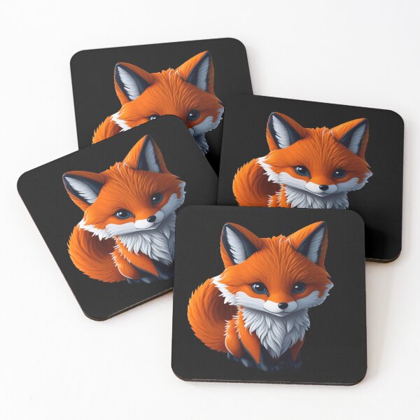 Item preview, Cute Fluffy Fox designed and sold by Lady-Lilac.