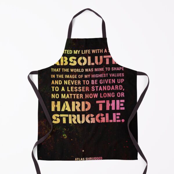 Item preview, I started my life with a single absolute - Ayn Rand - Atlas Shrugged Quote 03 - Typographic Print designed and sold by Studio Grafiikka.