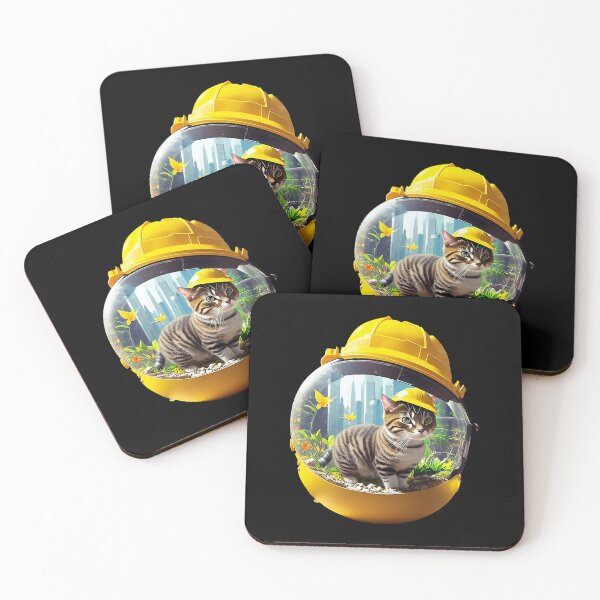 Item preview, The Yellow-Suited Feline Constructor of the Big Apple designed and sold by ToxicSelfCarea.