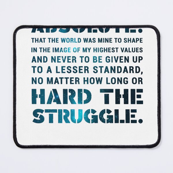 Item preview, I started my life with a single absolute - Ayn Rand - Atlas Shrugged Quote 02 - Typographic Print designed and sold by Studio Grafiikka.