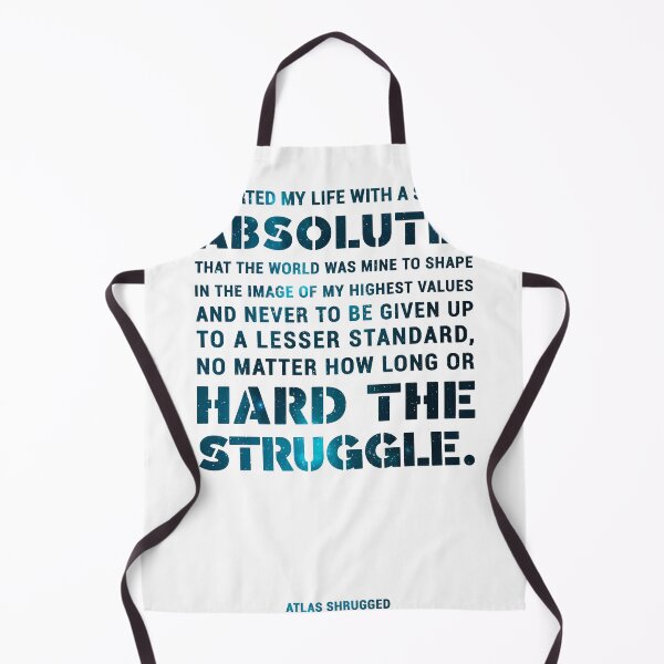 Item preview, I started my life with a single absolute - Ayn Rand - Atlas Shrugged Quote 02 - Typographic Print designed and sold by Studio Grafiikka.