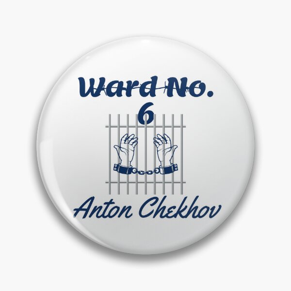 Item preview, Anton Chekhov Quotes - Ward No. 6 - blue designed and sold by Writer Quotes.