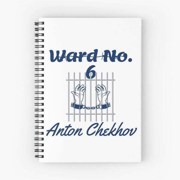Item preview, Anton Chekhov Quotes - Ward No. 6 - blue designed and sold by Erkan Ciralar.