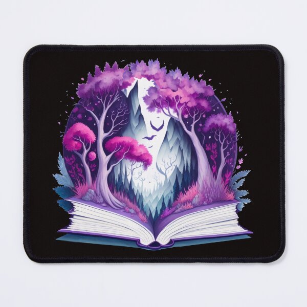 Item preview, The Magical Fantasy World of Books designed and sold by Lady-Lilac.