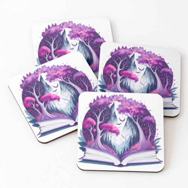 Item preview, The Magical Fantasy World of Books designed and sold by Lady-Lilac.