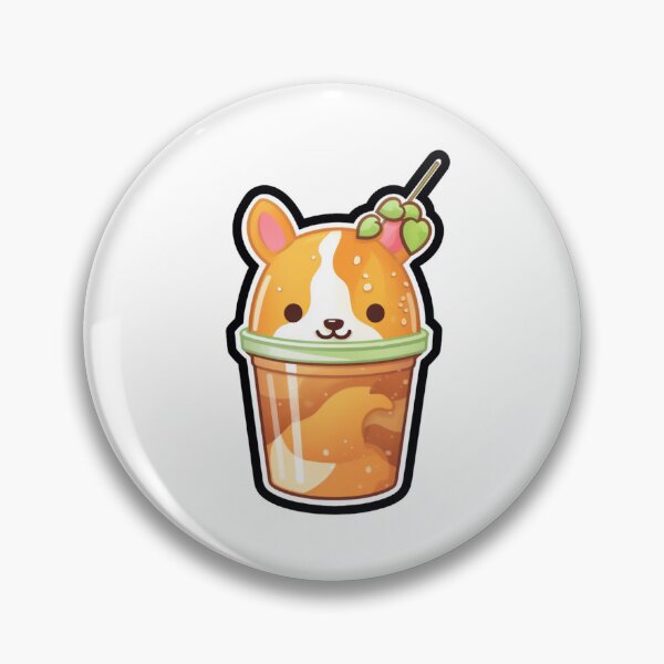 Item preview, Boba Tea Shiba Inu designed and sold by CrittersHub.