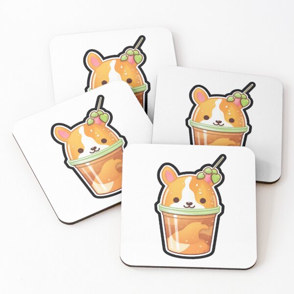 Item preview, Boba Tea Shiba Inu designed and sold by CrittersHub.