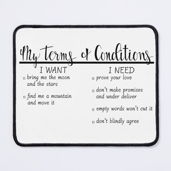 Item preview, My Terms & Conditions: Complete designed and sold by ShyMurphy.