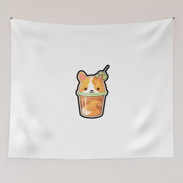 Item preview, Boba Tea Shiba Inu designed and sold by CrittersHub.