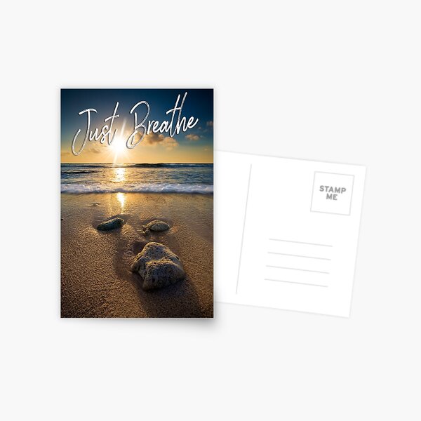 Just Breathe Postcard