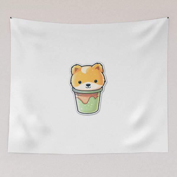 Item preview, Boba Tea Bear designed and sold by CrittersHub.