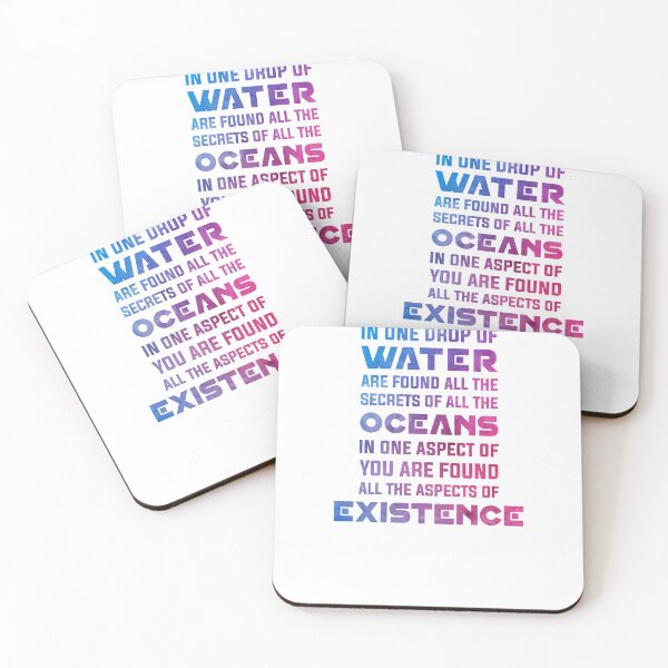 Item preview, One drop of water 02 - Kahlil Gibran Quote - Typographic Print designed and sold by Studio Grafiikka.