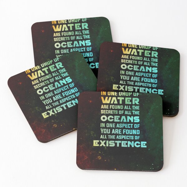 Item preview, One drop of water 03 - Kahlil Gibran Quote - Typographic Print designed and sold by Studio Grafiikka.