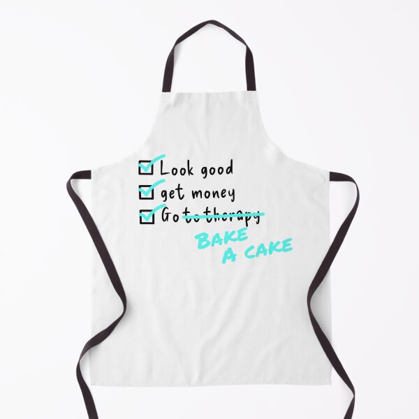 Item preview, Baking Checklist Design | Look Good Get Money Bake a Cake designed and sold by TextEccentrics.